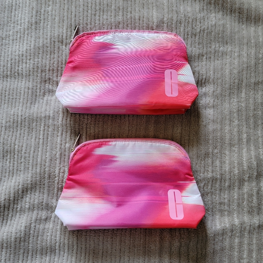 💫NWOT💫 Clinique || set of 2 pink cosmetic bags